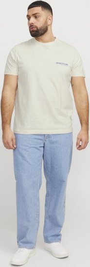 Jack & Jones Union Front & Back Print Crew Neck T-Shirt Yellow - T-shirts - T-shirts Homem Tamanhos Grandes