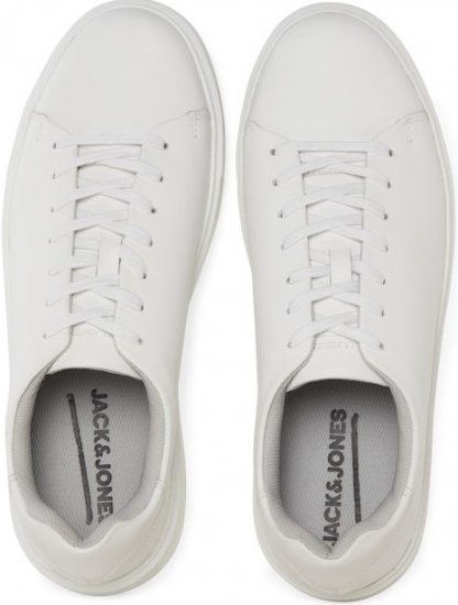 Jack & Jones Stockholm Leather Sneakers Bright White/Leather - Calçado de homem 40-52 - 