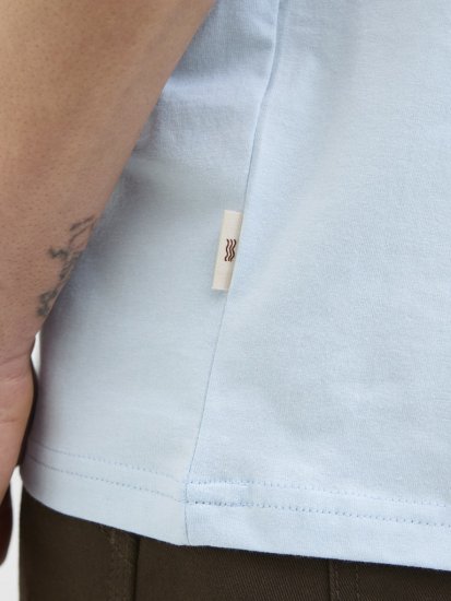 Jack & Jones Vira Branding Crew Neck T-Shirt Skyway - T-shirts - T-shirts Homem Tamanhos Grandes