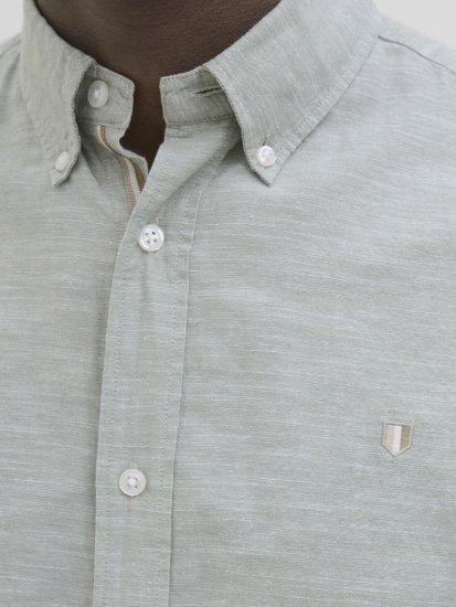 Jack & Jones Summer Shield Short Sleeve Shirt Hedge Green - Camisas - Camisas Homem Tamanhos Grandes