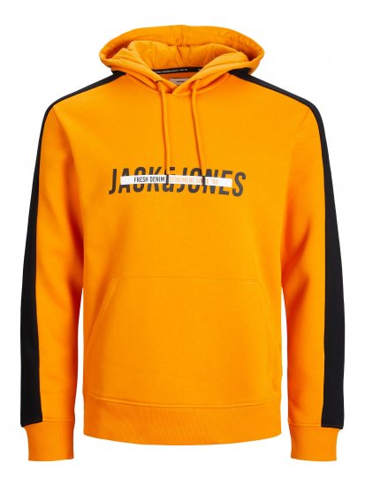 Jack & Jones JJCUT SWEAT Hoodie Orange - Sweatshirts & hoodies - Sweatshirt & Camisolas com Capuz tamanhos grandes