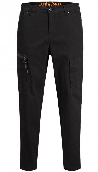 Jack & Jones JPSTACE JJDEX Cargo Pants Black - Jeans & calças - Jeans & Calças Tamanhos Grandes Homem