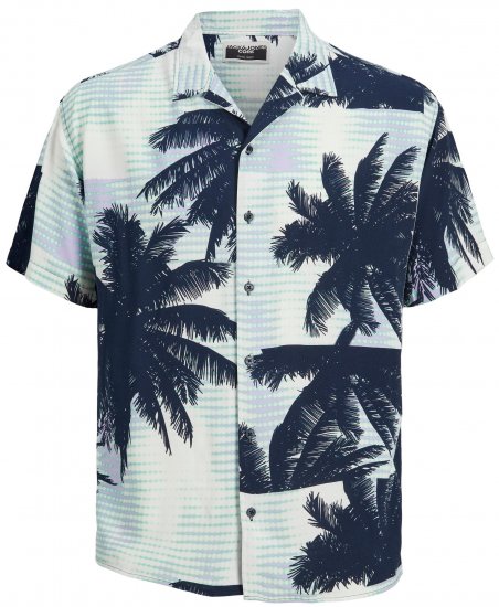 Jack & Jones JCOUNNATURAL Resort Shirt Lavender - Camisas - Camisas Homem Tamanhos Grandes