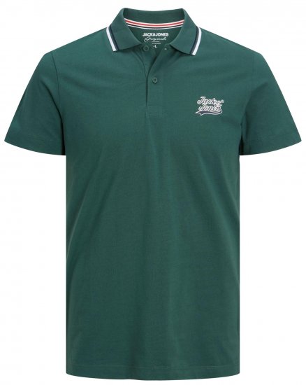 Jack & Jones JORTREVOR Polo Shirt Trekking Green - Pólos - Pólos Tamanhos Grandes Homem