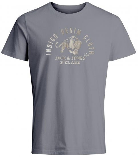 Jack & Jones JPRBLUOLLIE T-Shirt Weathervane - T-shirts - T-shirts Homem Tamanhos Grandes