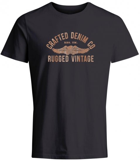 Jack & Jones JPRBLUOLLIE T-shirt Dark Navy - T-shirts - T-shirts Homem Tamanhos Grandes