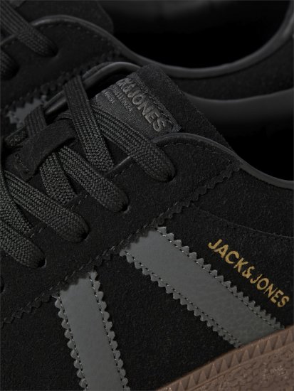 Jack & Jones Kirk International Campaign Sneakers Black/Asphalt - Calçado de homem 40-52 - 