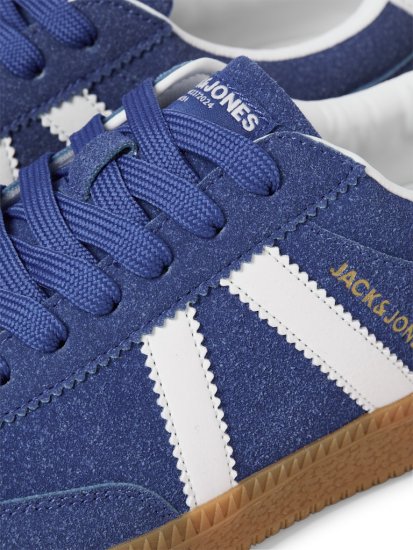 Jack & Jones Kirk International Campaign Sneakers Blue Quartz/Bright White - Calçado de homem 40-52 - 