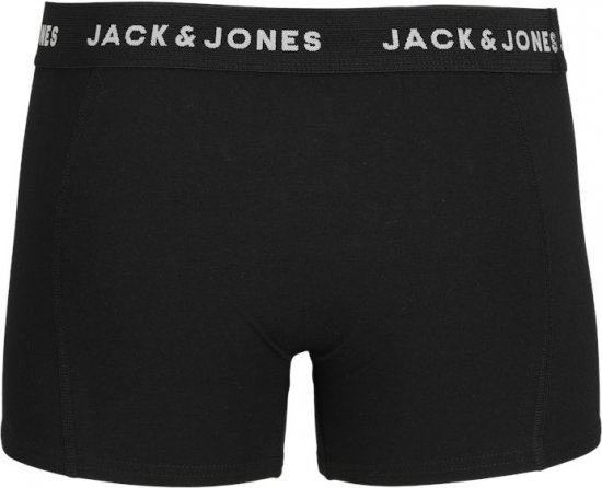 Jack & Jones HUEY Trunks 7-Pack Black - Roupa Interior & natação - Roupa interior Homem Tamanhos Grandes