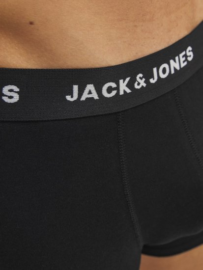 Jack & Jones HUEY Trunks 7-Pack Black - Roupa Interior & natação - Roupa interior Homem Tamanhos Grandes