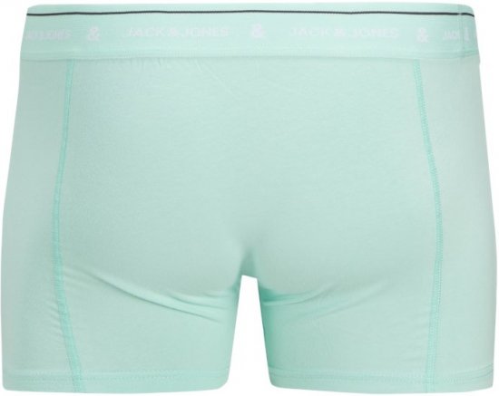 Jack & Jones Ron Soldi Trunks 5-Pack Grey - Roupa Interior & natação - Roupa interior Homem Tamanhos Grandes