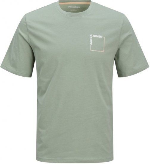Jack & Jones Verner Crew Neck T-Shirt Iceberg Green - T-shirts - T-shirts Homem Tamanhos Grandes