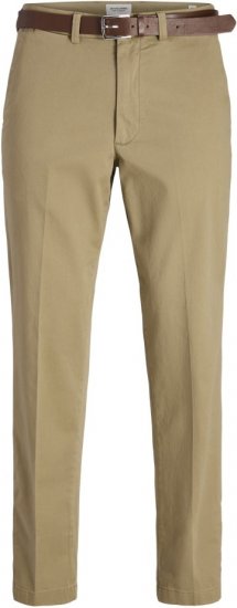 Jack & Jones Ollie Franco Chino Pants with Belt Brown - Jeans & calças - Jeans & Calças Tamanhos Grandes Homem