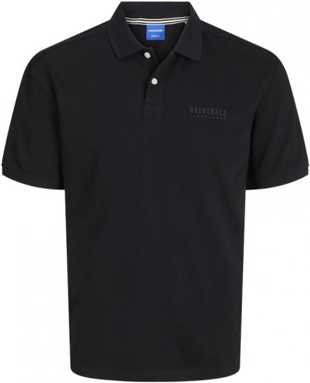 Jack & Jones Frederiksberg Polo Antique Black - Pólos - Pólos Tamanhos Grandes Homem