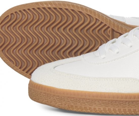Jack & Jones Kirk International Campaign Sneakers Bright White/PU - Calçado de homem 40-52 - 