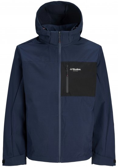 Jack & Jones North Casaco softshell azul-marinho - Casacos - Casacos Homem Tamanhos Grandes