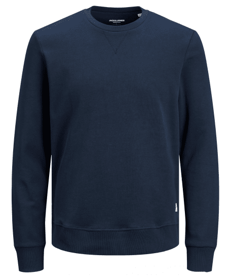 Jack & Jones Basic Sweatshirt Navy Blazer - Sweatshirts & hoodies - Sweatshirt & Camisolas com Capuz tamanhos grandes