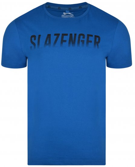 Slazenger Jonathan T-shirt Blue - T-shirts - T-shirts Homem Tamanhos Grandes
