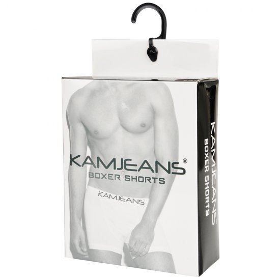 Kam Jeans Boxershorts Black and Navy 2-Pack - Roupa Interior & natação - Roupa interior Homem Tamanhos Grandes