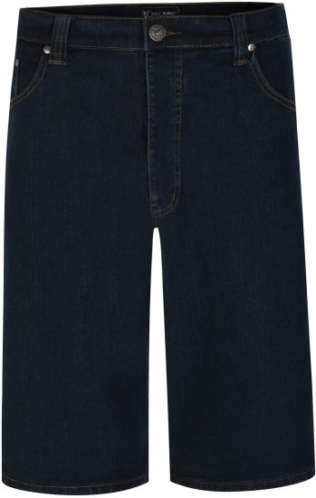 Kam Jeans 101 Stretch Jean Shorts Indigo - Calções - Calções Homem Tamanhos Grandes