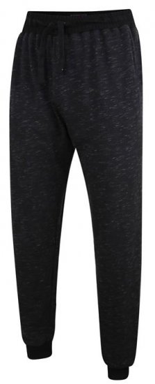 Kam Jeans 235 Melange Jog Bottoms Black - Calças & calções de fato de treino - Calças de Fato de Treino Tamanhos Grandes 