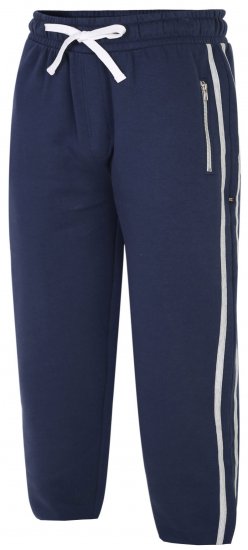 Kam Jeans 239 Stripe Jogger Navy - Calças & calções de fato de treino - Calças de Fato de Treino Tamanhos Grandes 