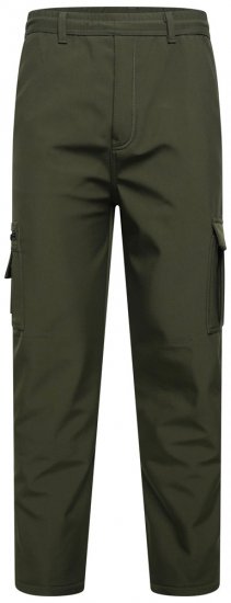 Kam Jeans 245 Calças softshell com cintura elástica caqui - Jeans & calças - Jeans & Calças Tamanhos Grandes Homem