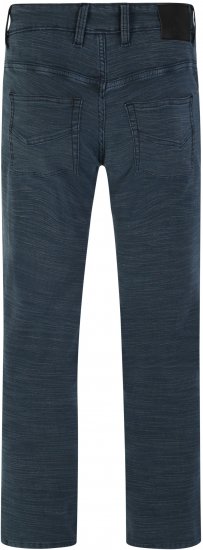 Kam Jeans 264 Slub Weave 5 Pocket Stretch Pants Smokey Blue - Jeans & calças - Jeans & Calças Tamanhos Grandes Homem