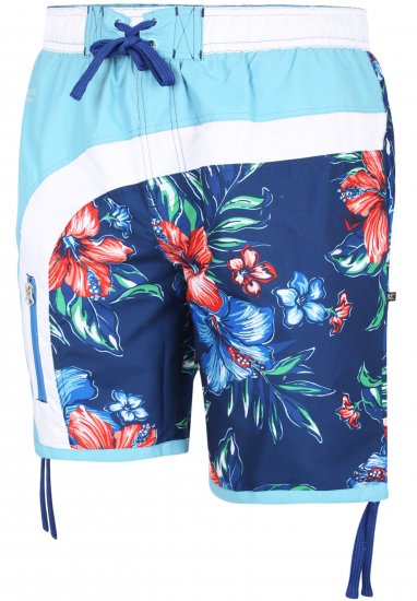 Kam Jeans 3003 Floral Panel Board Swimshorts - Roupa Interior & natação - Roupa interior Homem Tamanhos Grandes