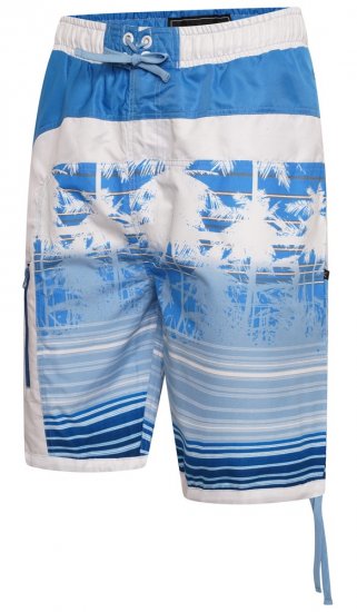 Kam Jeans 3008 Surfer Panelled Swimshorts - Roupa Interior & natação - Roupa interior Homem Tamanhos Grandes