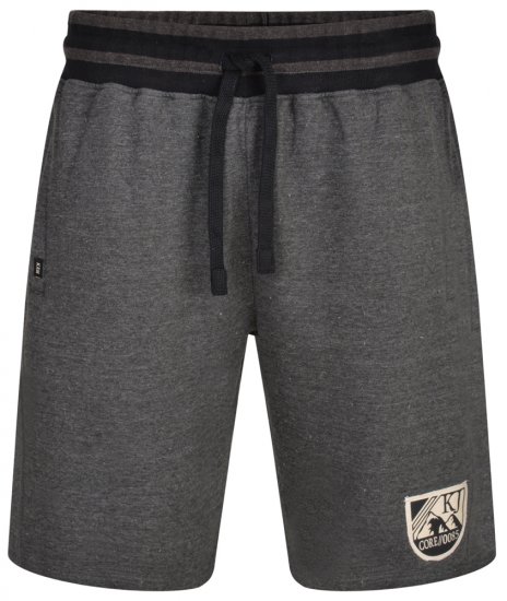 Kam Jeans 327 Jersey Shorts Charcoal - Calças & calções de fato de treino - Calças de Fato de Treino Tamanhos Grandes