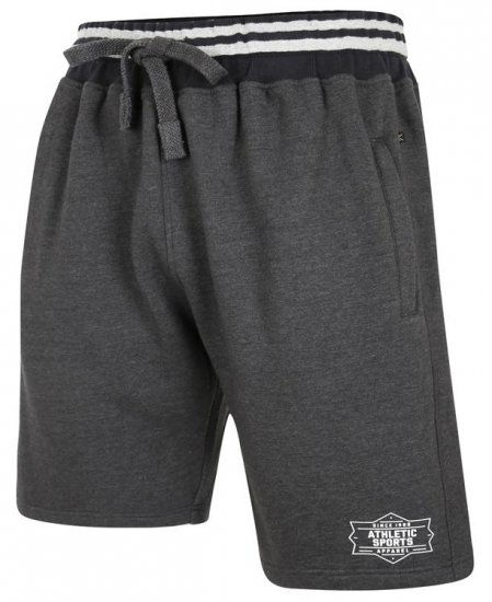 Kam Jeans 3301 Athletic Sports Jog Shorts Charcoal - Calças & calções de fato de treino - Calças de Fato de Treino Tamanhos Grandes 