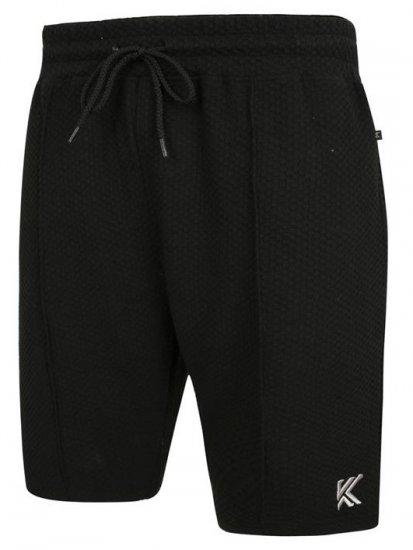 Kam Jeans 3305 Jaquard Mesh Shorts Black - Calças & calções de fato de treino - Calças de Fato de Treino Tamanhos Grandes 