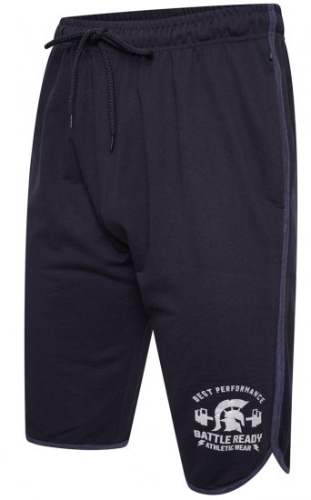 Kam Jeans 3308 Gym Jog Shorts Navy - Roupa desportiva & Outdoor - Roupa Desportiva Tamanhos Grandes