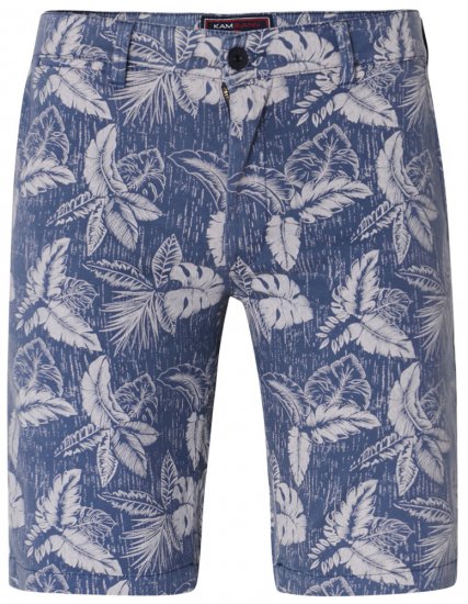 Kam Jeans 340 Dress Shorts Denim Blue - Calções - Calções Homem Tamanhos Grandes