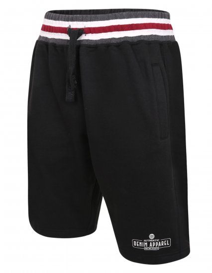 Kam Jeans 344 Jogger Shorts Black - Calças & calções de fato de treino - Calças de Fato de Treino Tamanhos Grandes 