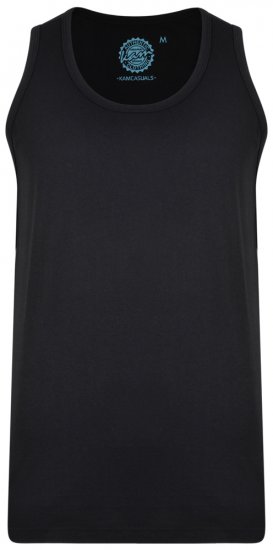 Kam Jeans 500 Tank Top Black - T-shirts - T-shirts Homem Tamanhos Grandes