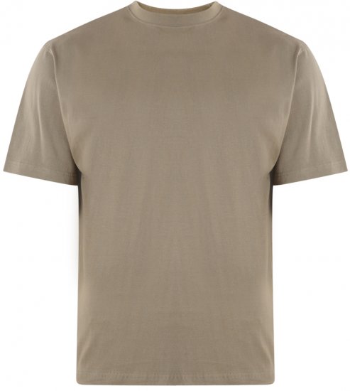 Kam Jeans T-shirt Olive - T-shirts - T-shirts Homem Tamanhos Grandes