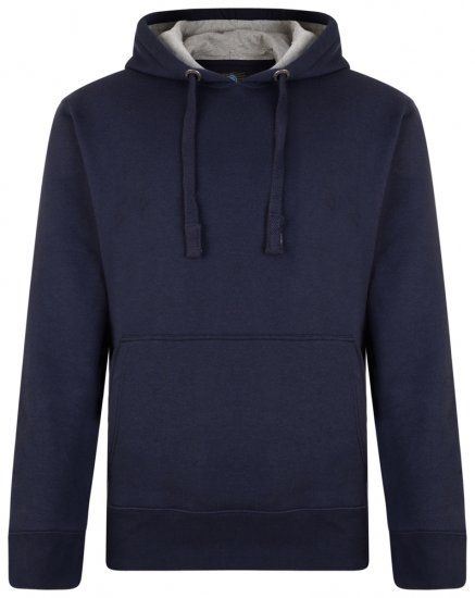 Kam Jeans Crew Neck Hoodie Navy - Sweatshirts & hoodies - Sweatshirt & Camisolas com Capuz tamanhos grandes