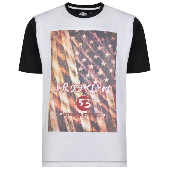 Kam Jeans 5259 T-shirt - T-shirts - T-shirts Homem Tamanhos Grandes