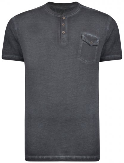 Kam Jeans 5262 T-shirt Black - T-shirts - T-shirts Homem Tamanhos Grandes
