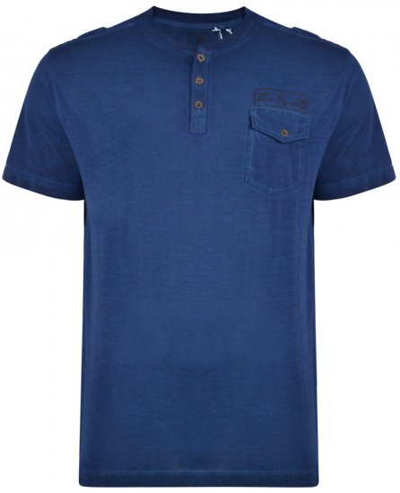 Kam Jeans 5262 T-shirt Denim - T-shirts - T-shirts Homem Tamanhos Grandes