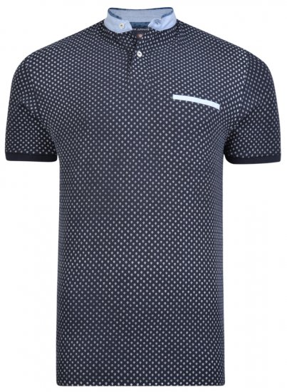 Kam Jeans 5269 Polo Black - Pólos - Pólos Tamanhos Grandes Homem