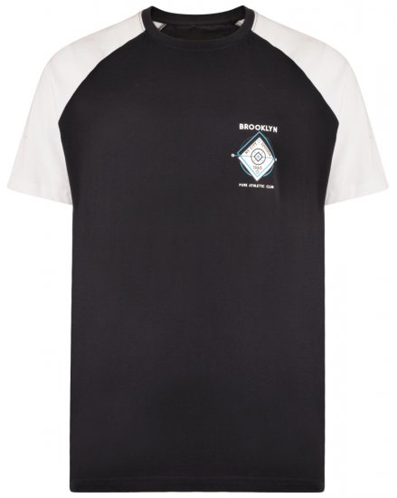 Kam Jeans 5304 T-shirt Navy - T-shirts - T-shirts Homem Tamanhos Grandes