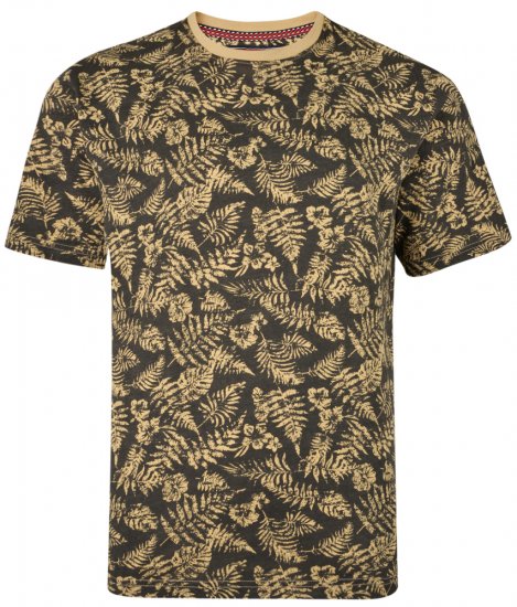 Kam Jeans 5305 T-shirt Charcoal - T-shirts - T-shirts Homem Tamanhos Grandes