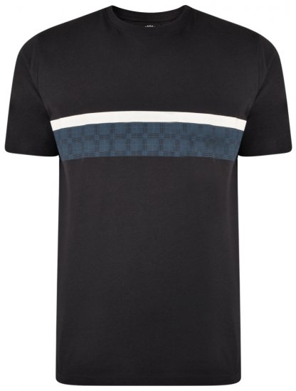 Kam Jeans 5307 T-shirt Navy - T-shirts - T-shirts Homem Tamanhos Grandes