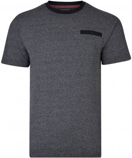 Kam Jeans 5325 T-shirt Navy - T-shirts - T-shirts Homem Tamanhos Grandes