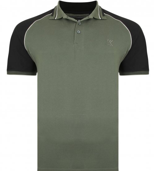 Kam Jeans 5445 Pique Polo Khaki - Pólos - Pólos Tamanhos Grandes Homem