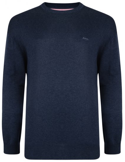 Kam Jeans Knitted Sweater Denim - Sweatshirts & hoodies - Sweatshirt & Camisolas com Capuz tamanhos grandes