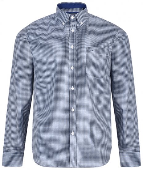 Kam Jeans 6177 Long Sleeve Shirt Denim Blue - Camisas - Camisas Homem Tamanhos Grandes